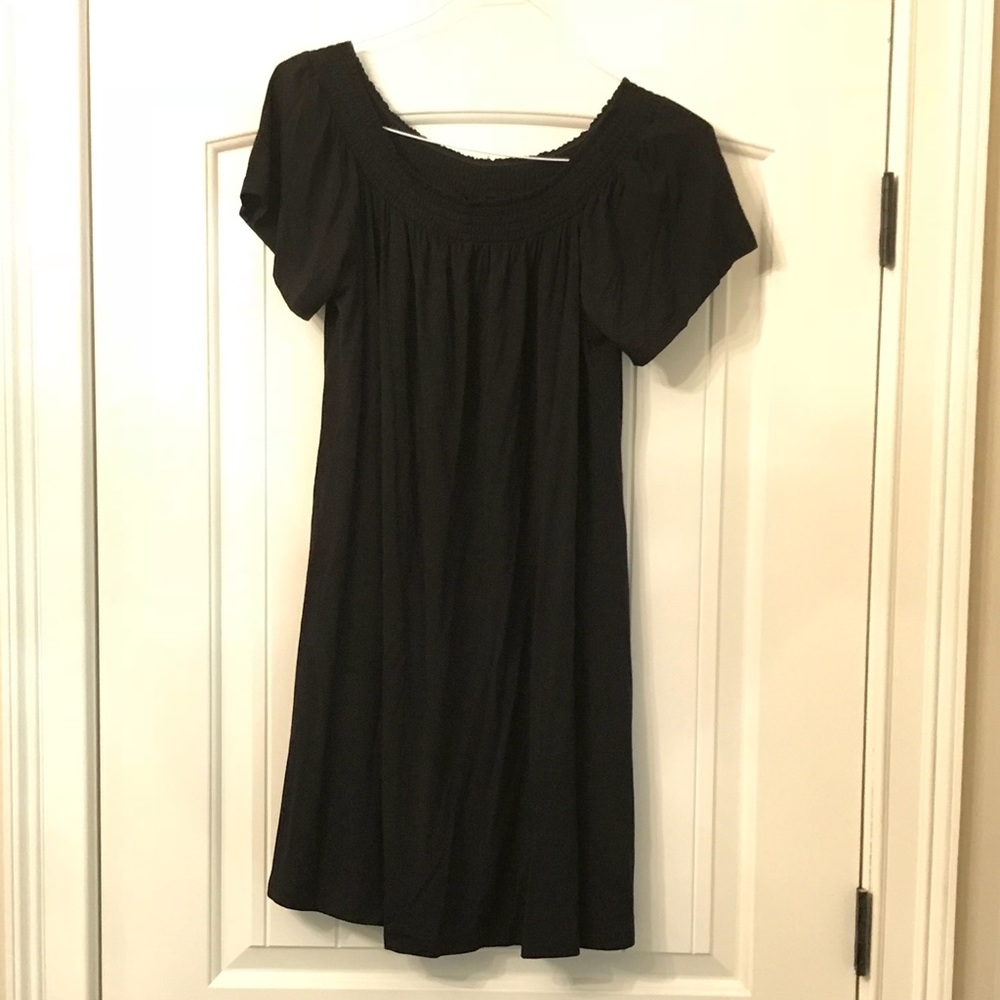 MOSSIMO off shoulder black dress